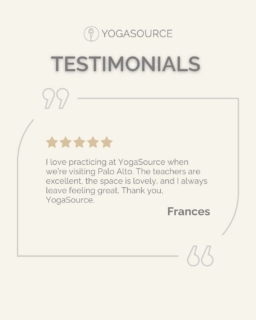 If you’ve loved practicing with us, we’d be so grateful if you shared a quick review or testimonial. Leave one here: https://bit.ly/YogaSourceTestimonial or on Google: https://bit.ly/YogaSourceReview
#yogasourcepaloalto #yoga #selfcare #wellness #healthylifestyle #wellandgood #follow #fyp