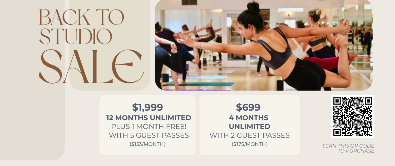 Back to Studio Sale 2026 YogaSource Palo Alto